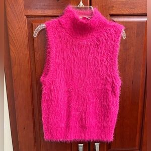 Jessica Simpson Pink Fuzzy Vest